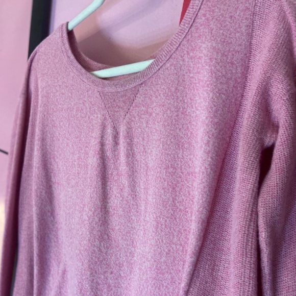 American Eagle Taffy Pink Long Sleeve Casual Thermal T-Shirt Women’s Extra Small - Picture 2 of 3